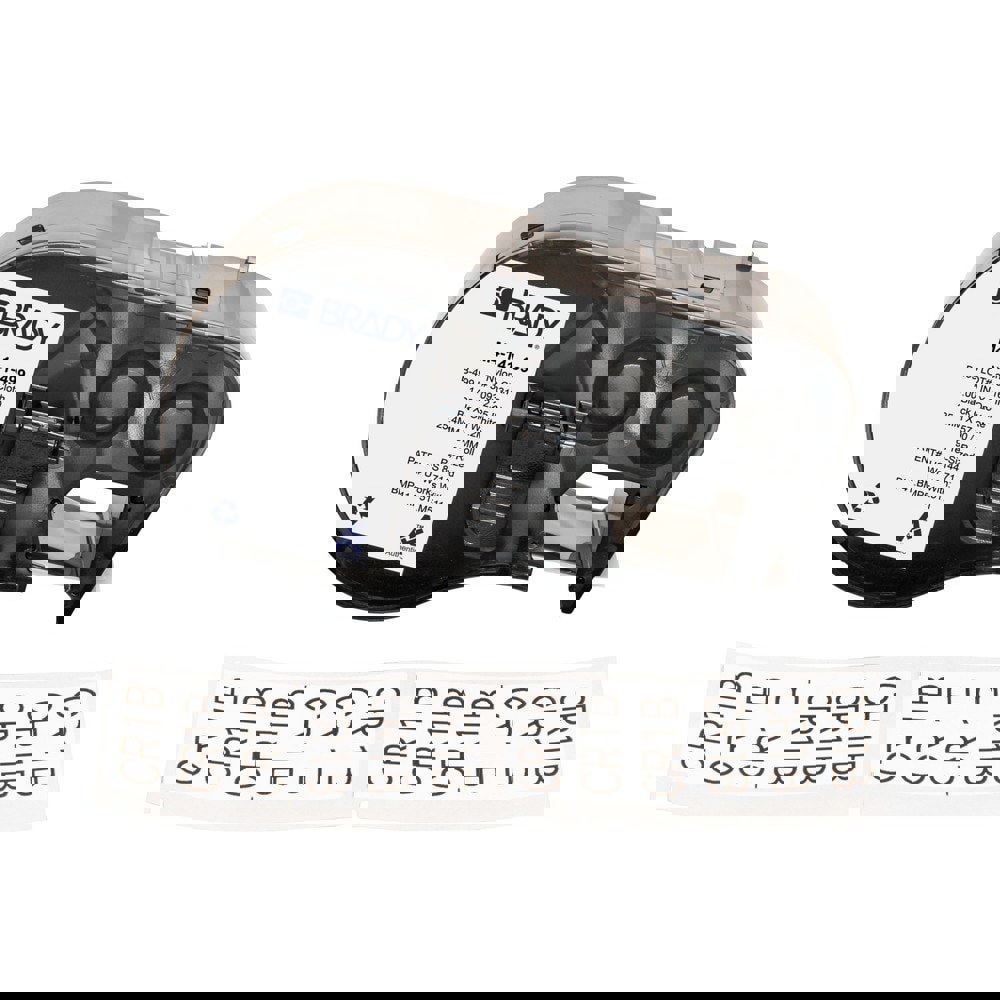 Labels, Ribbons & Tapes; Application: Label Printer Cartridge ; Type: Label Printer Cartridge ; Color Family: White ; Color: Black on White ; Number Of Labels Per Roll: 90 ; For Use With: BMP41; BMP51; BMP53; M511